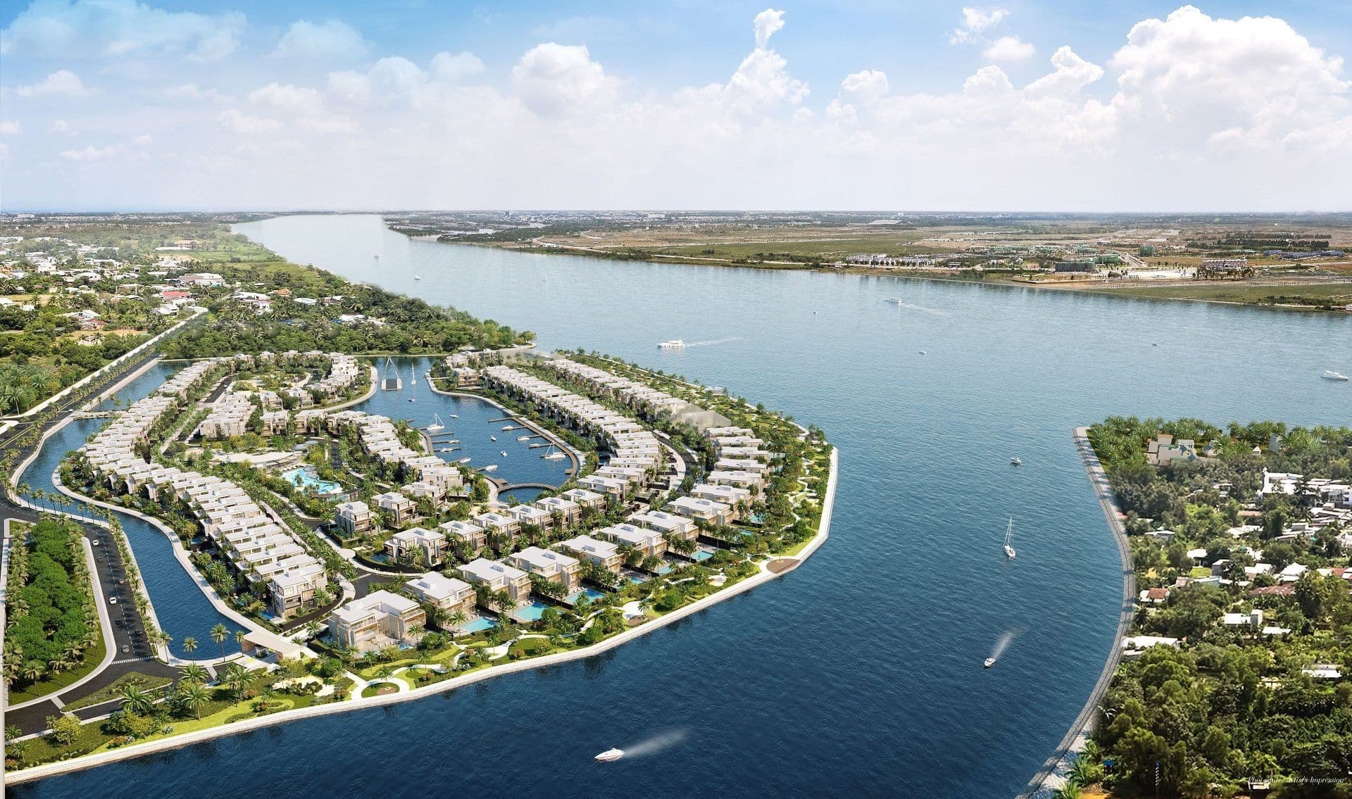 The Rivus Elie Saab Residences location