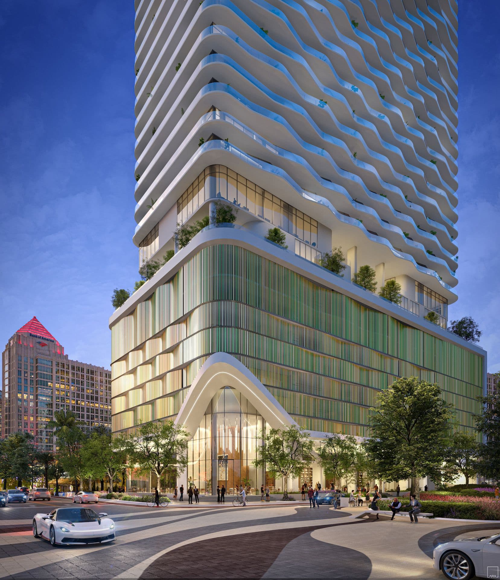 ANDARE Residences design by Pininfarina location