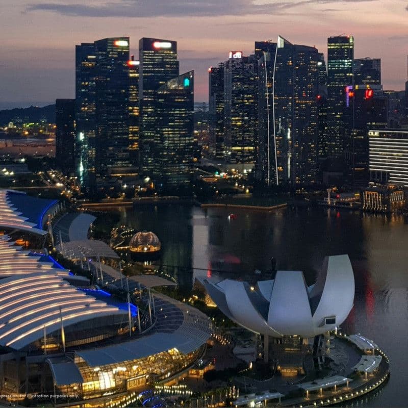 W Residences Marina View development