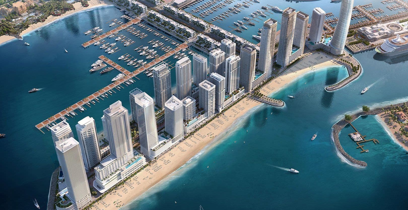 Address Residences the Bay at Emaar Beachfront location